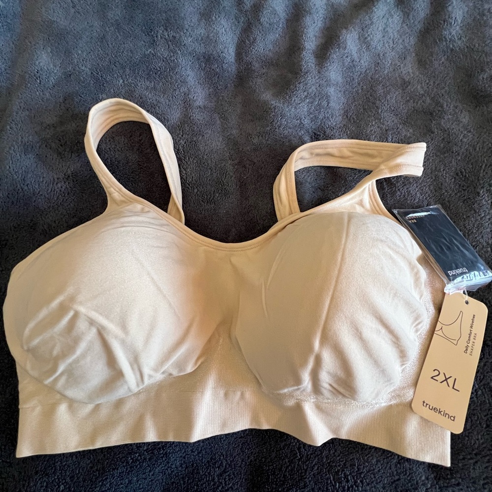 NWT Truekind 2X wire free shaper bra.